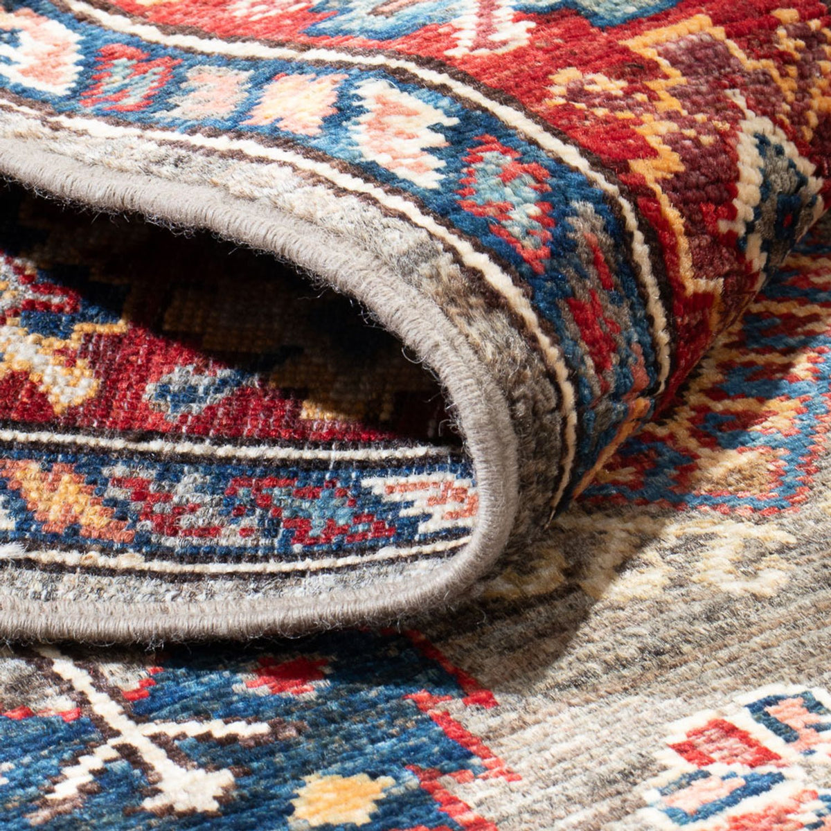 Loper Ziegler Tapijt - Kazak - 318 x 76 cm - veelkleurig