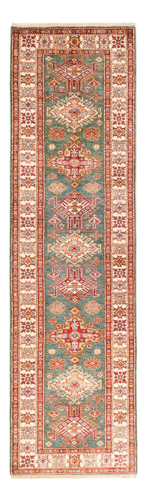 Loper Ziegler Tapijt - Kazak - 298 x 81 cm - groen