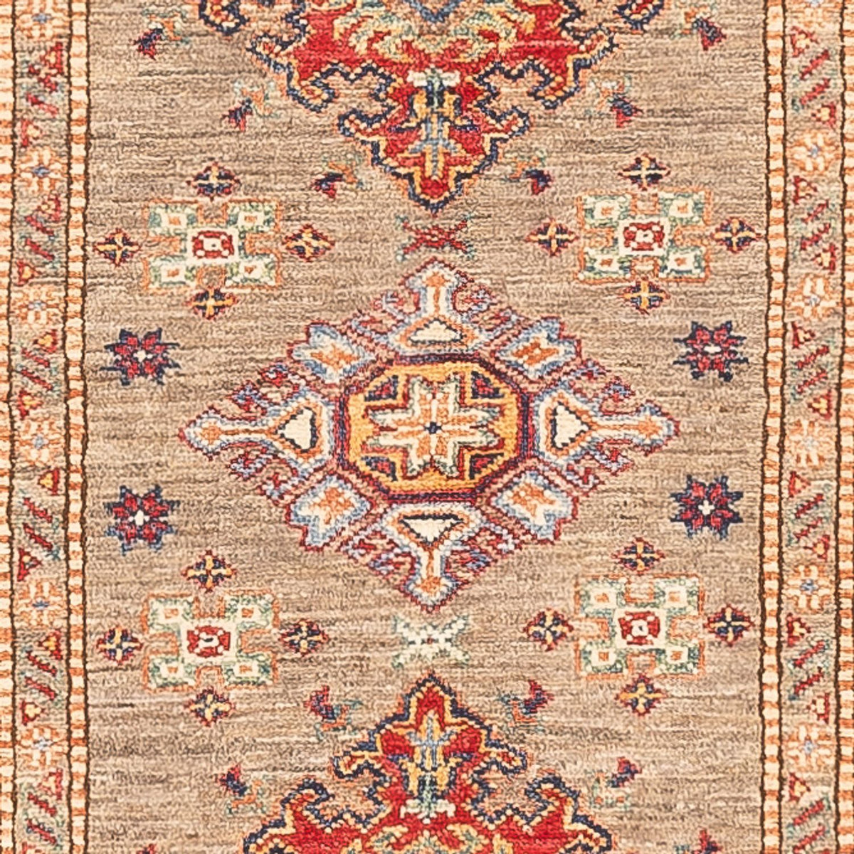 Loper Ziegler Tapijt - Kazak - 293 x 76 cm - donker beige