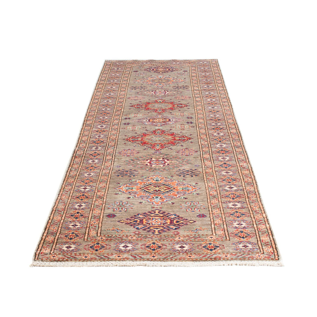 Loper Ziegler Tapijt - Kazak - 293 x 76 cm - donker beige