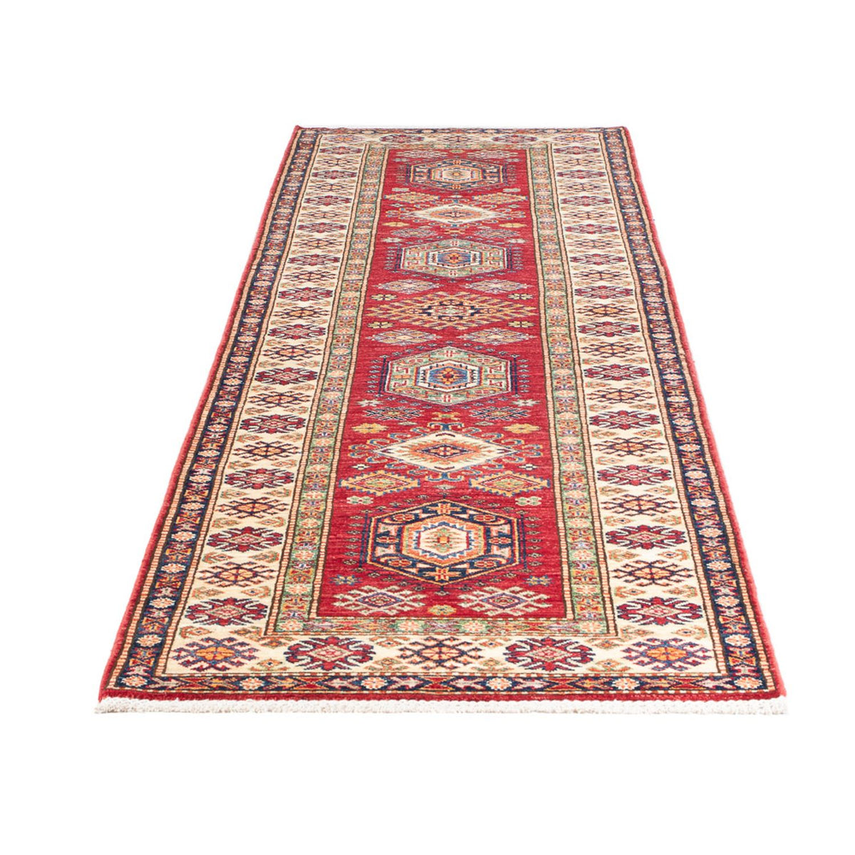 Loper Ziegler Tapijt - Kazak - 305 x 79 cm - rood