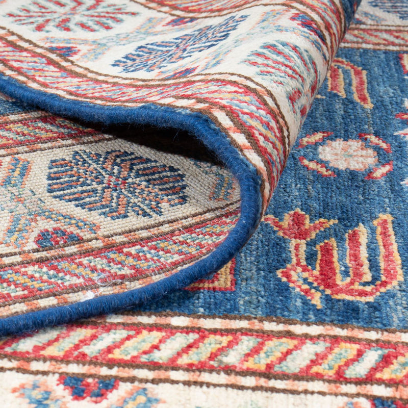 Loper Ziegler Tapijt - Kazak - 299 x 84 cm - blauw