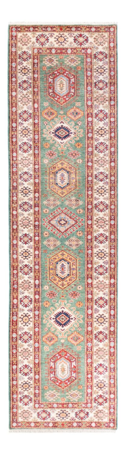 Loper Ziegler Tapijt - Kazak - 310 x 83 cm - groen