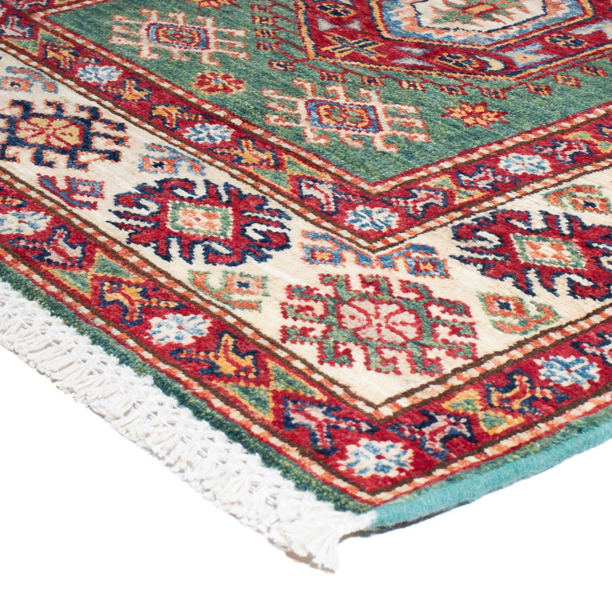 Loper Ziegler Tapijt - Kazak - 310 x 83 cm - groen
