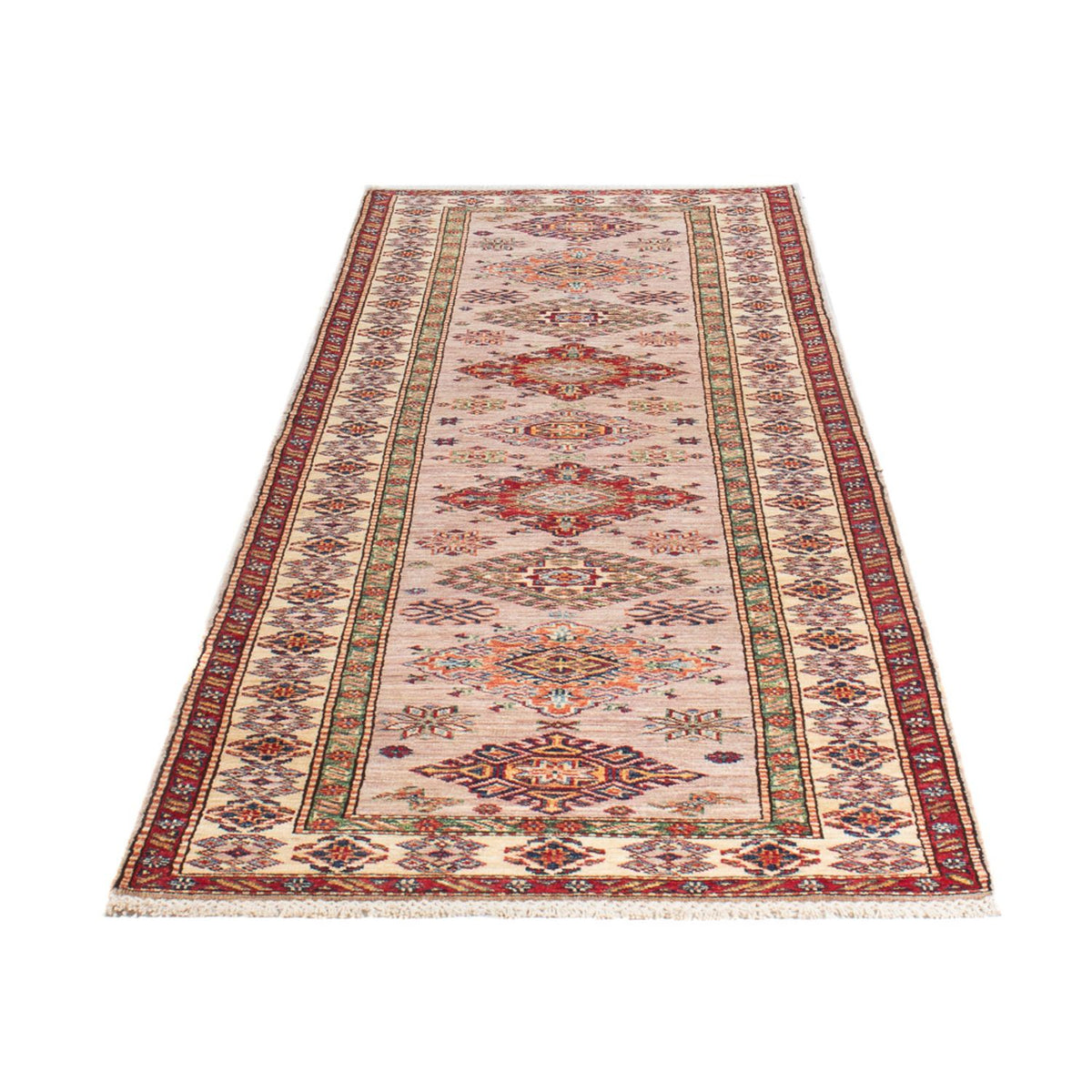 Loper Ziegler Tapijt - Kazak - 292 x 82 cm - zalm