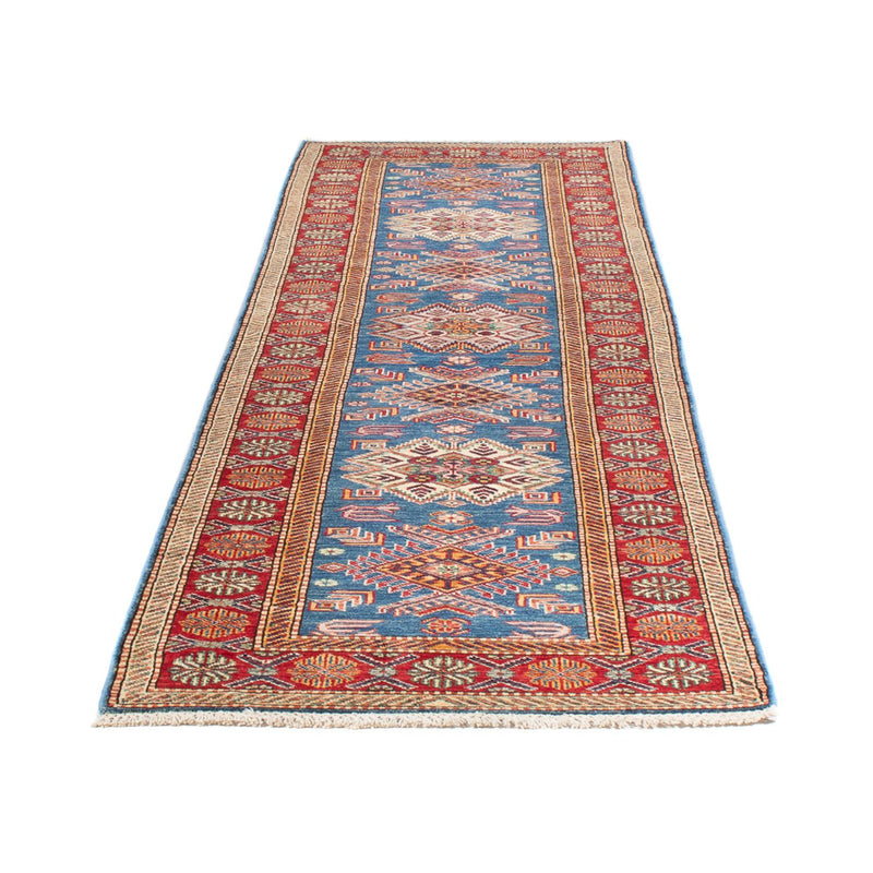 Loper Ziegler Tapijt - Kazak - 306 x 79 cm - blauw