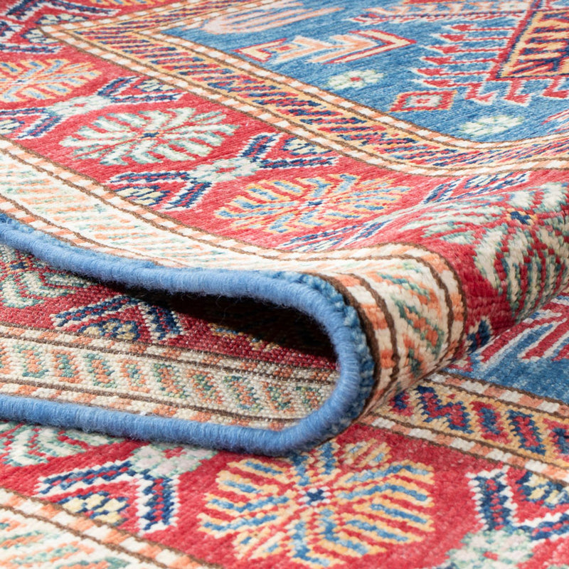 Loper Ziegler Tapijt - Kazak - 302 x 79 cm - blauw