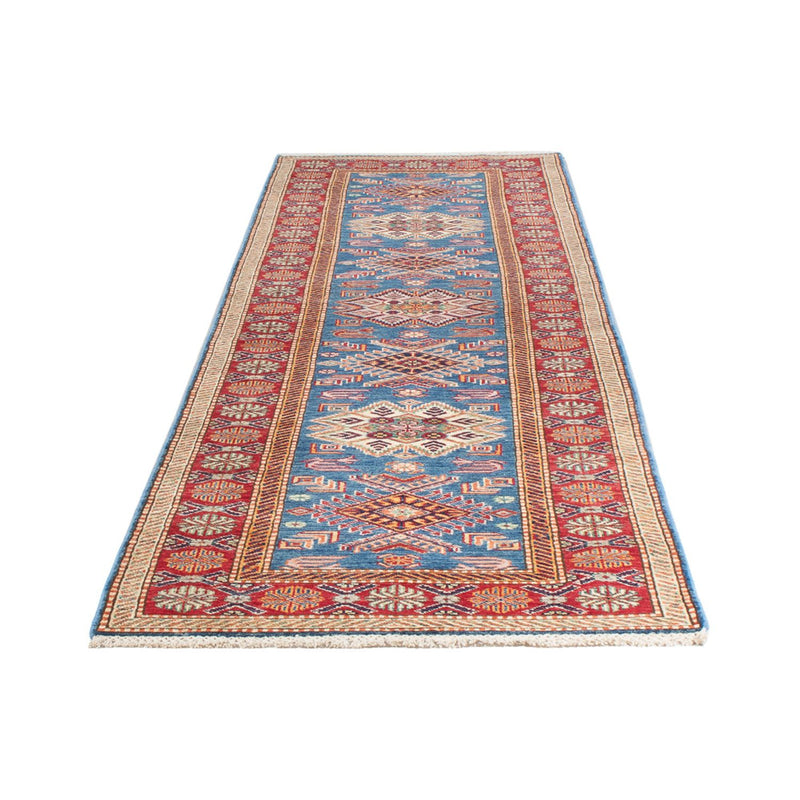 Loper Ziegler Tapijt - Kazak - 302 x 79 cm - blauw