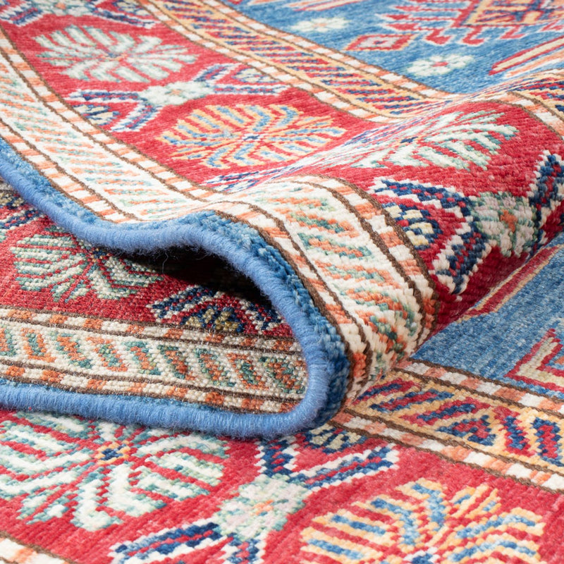 Loper Ziegler Tapijt - Kazak - 302 x 80 cm - blauw