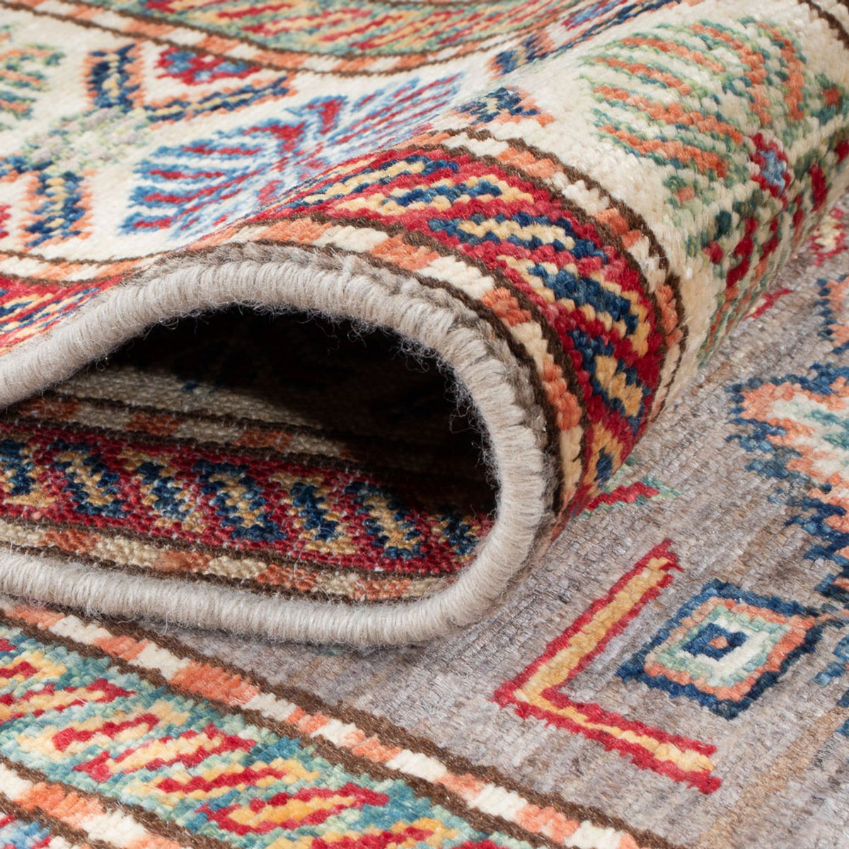 Loper Ziegler Tapijt - Kazak - 293 x 83 cm - donker beige