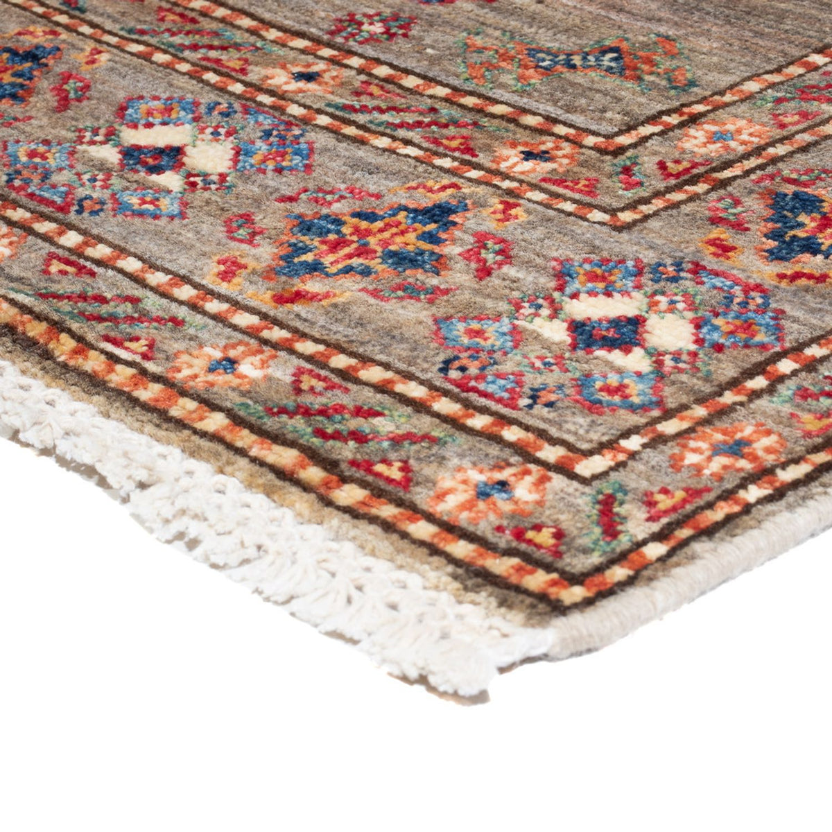 Loper Ziegler Tapijt - Kazak - 297 x 79 cm - donker beige