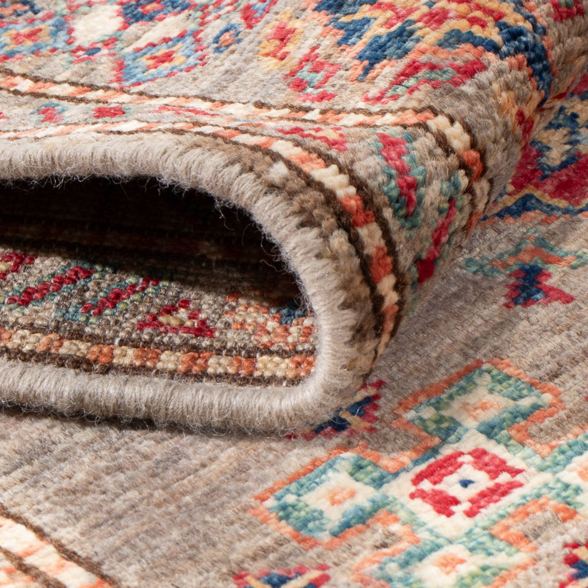 Loper Ziegler Tapijt - Kazak - 297 x 79 cm - donker beige