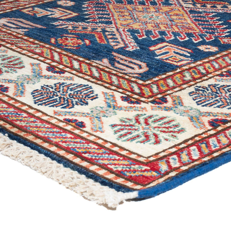 Loper Ziegler Tapijt - Kazak - 302 x 84 cm - blauw