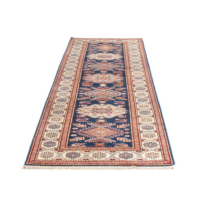 Loper Ziegler Tapijt - Kazak - 302 x 84 cm - blauw