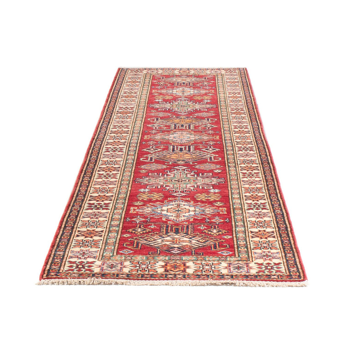 Loper Ziegler Tapijt - Kazak - 299 x 77 cm - rood