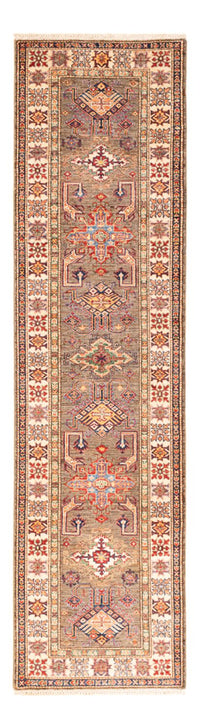 Loper Ziegler Tapijt - Kazak - 305 x 79 cm - donker beige