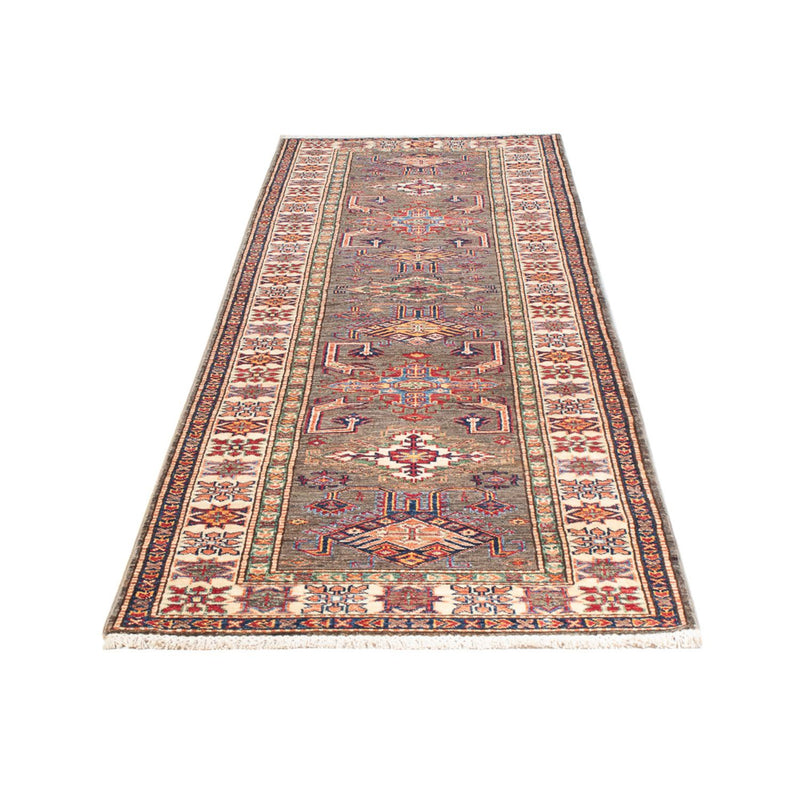Loper Ziegler Tapijt - Kazak - 305 x 79 cm - donker beige