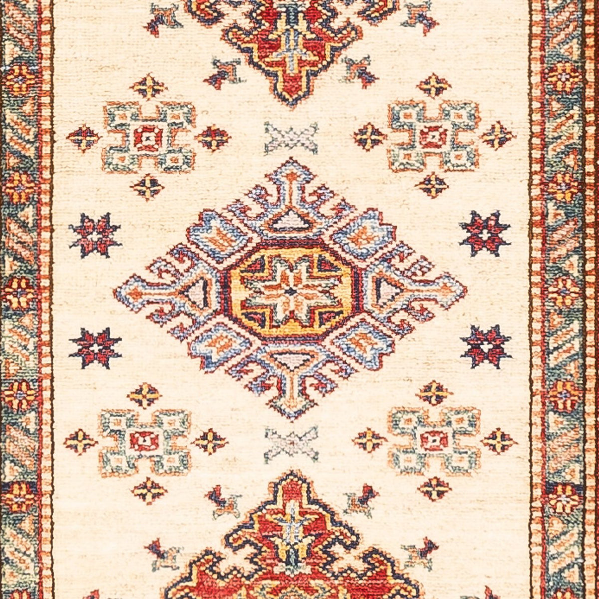 Loper Ziegler Tapijt - Kazak - 304 x 82 cm - beige