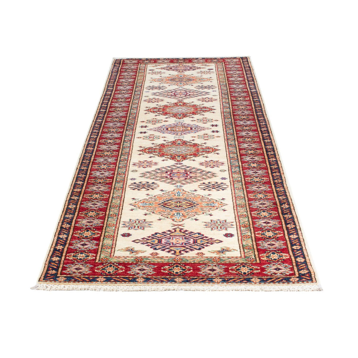 Loper Ziegler Tapijt - Kazak - 304 x 82 cm - beige