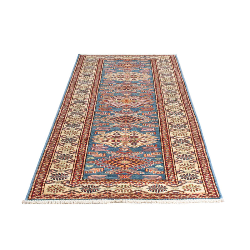 Loper Ziegler Tapijt - Kazak - 294 x 83 cm - blauw