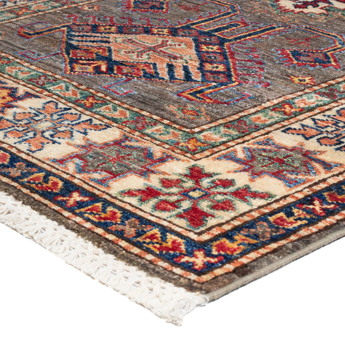Loper Ziegler Tapijt - Kazak - 308 x 80 cm - donker beige