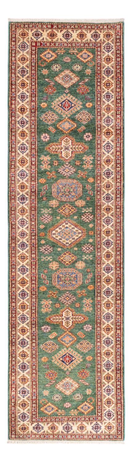 Loper Ziegler Tapijt - Kazak - 296 x 80 cm - groen