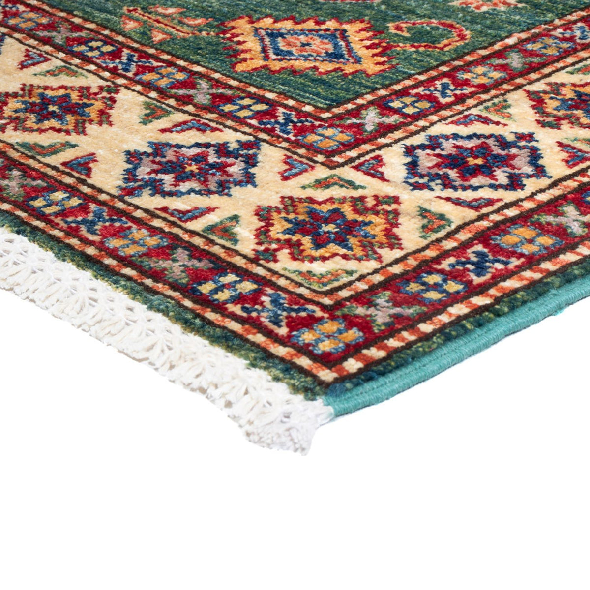 Loper Ziegler Tapijt - Kazak - 296 x 80 cm - groen