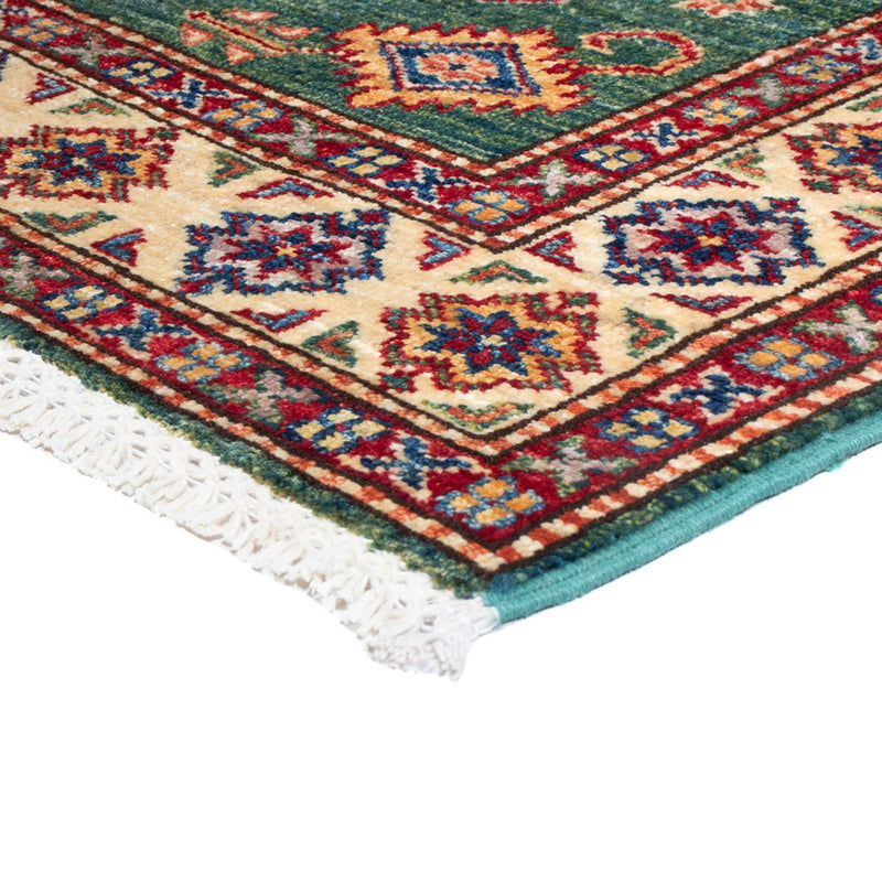 Loper Ziegler Tapijt - Kazak - 296 x 80 cm - groen