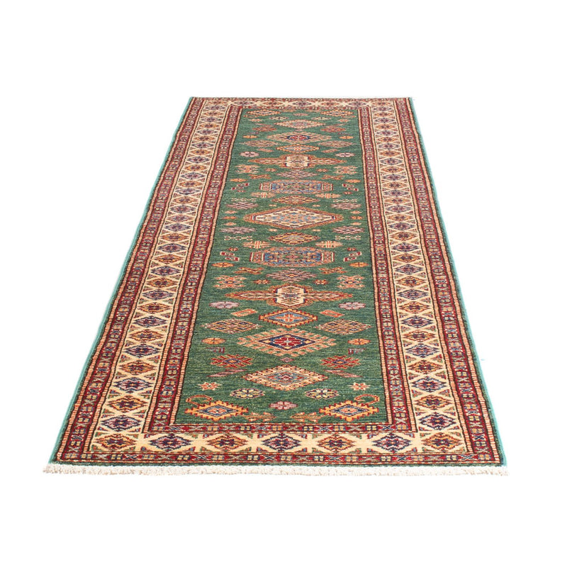 Loper Ziegler Tapijt - Kazak - 296 x 80 cm - groen