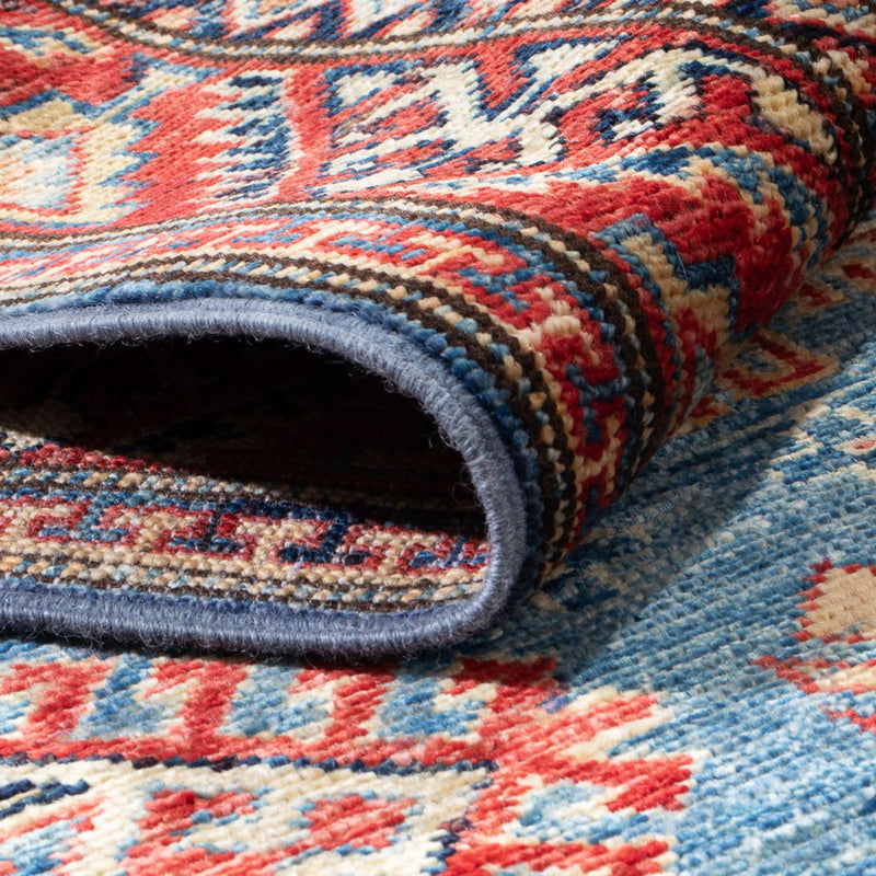 Loper Ziegler Tapijt - Kazak - 312 x 75 cm - turkoois