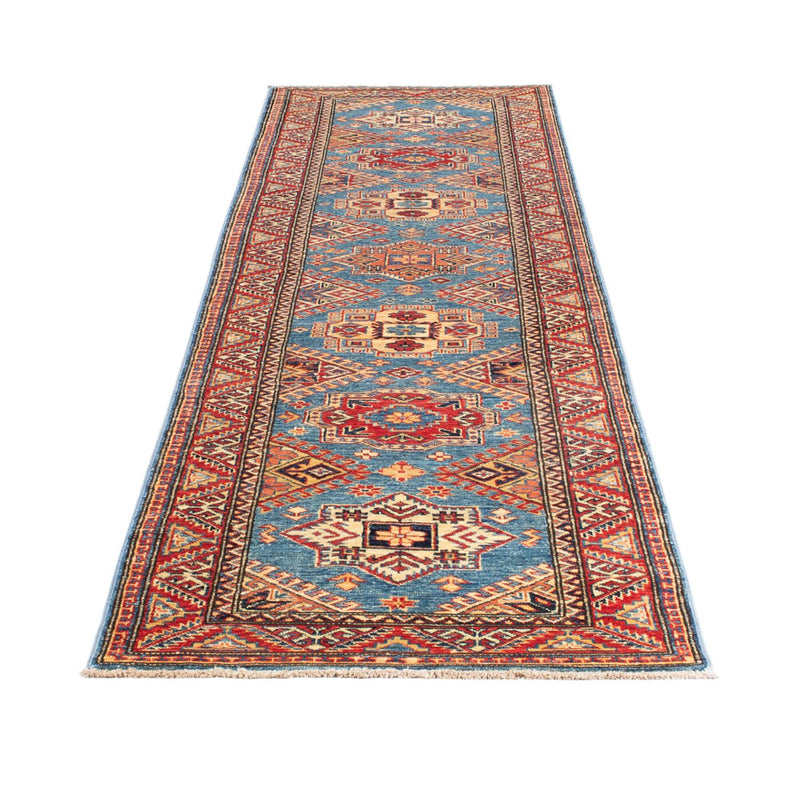 Loper Ziegler Tapijt - Kazak - 312 x 75 cm - turkoois
