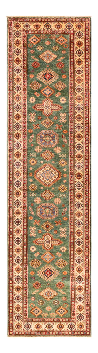Loper Ziegler Tapijt - Kazak - 302 x 78 cm - groen