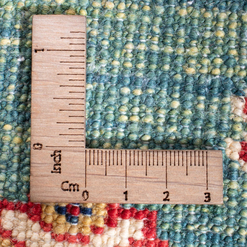 Loper Ziegler Tapijt - Kazak - 302 x 78 cm - groen