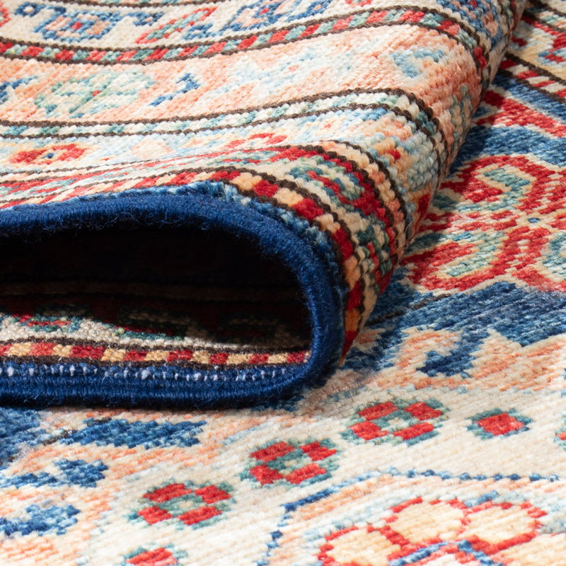 Loper Ziegler Tapijt - Kazak - 304 x 80 cm - donkerblauw