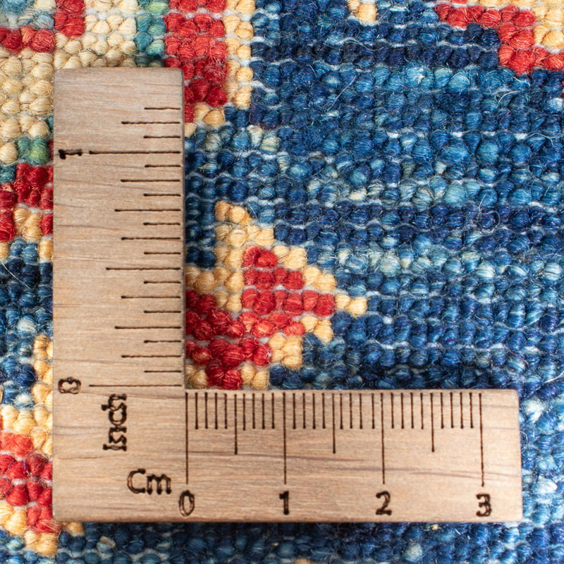 Loper Ziegler Tapijt - Kazak - 304 x 80 cm - donkerblauw