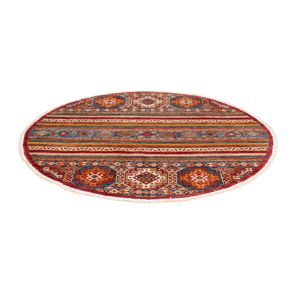 Ziegler Tapijt - Shal rond  - 124 x 117 cm - veelkleurig
