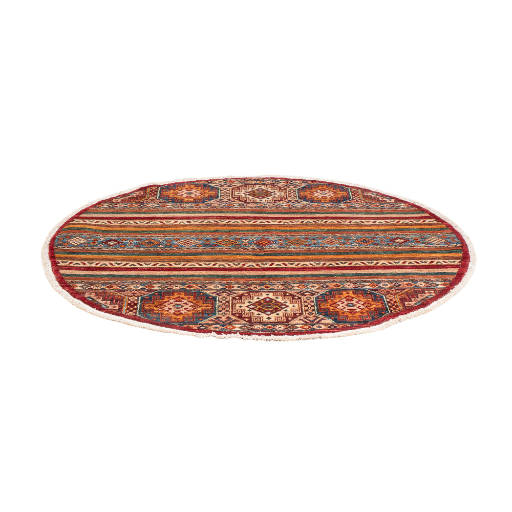 Ziegler Tapijt - Shal rond  - 124 x 118 cm - veelkleurig