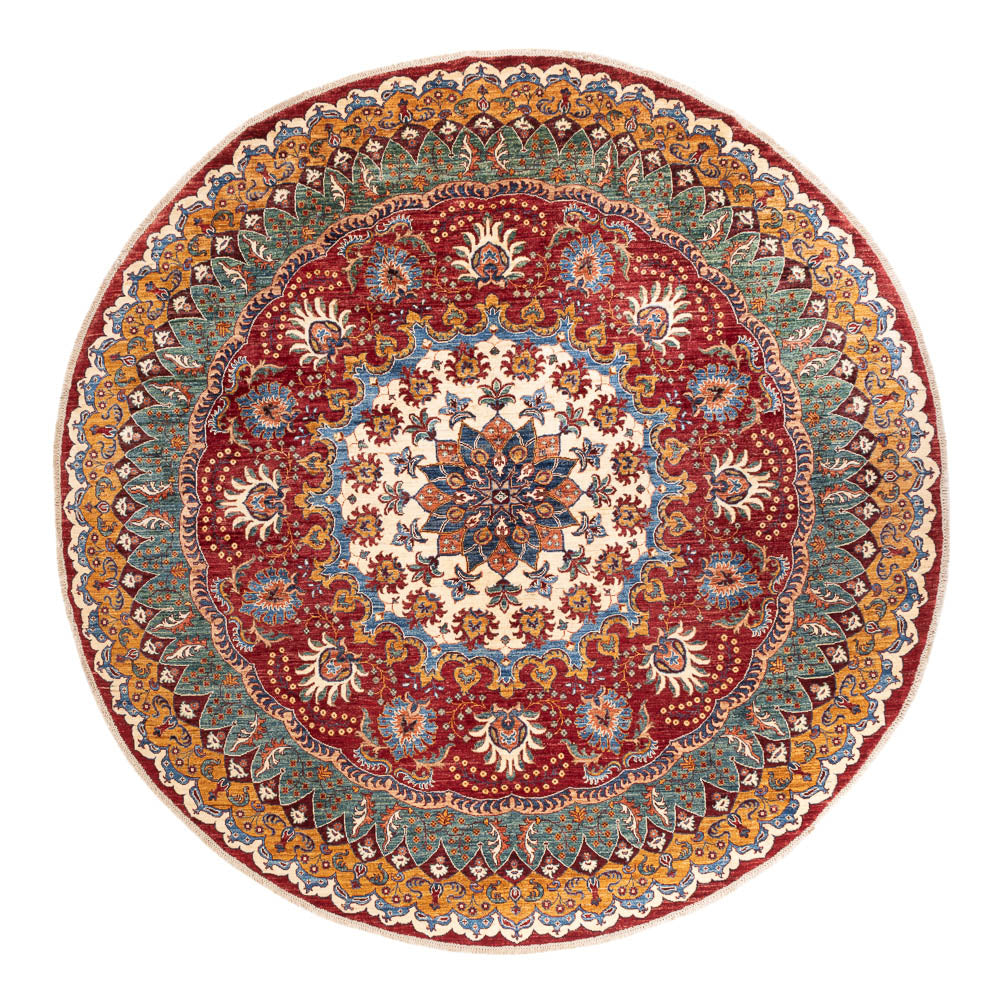 Ziegler Tapijt - Kazak rond  - 268 x 270 cm - veelkleurig