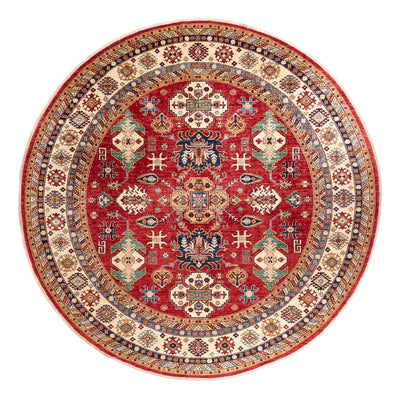 Ziegler Tapijt - Kazak rond  - 306 x 306 cm - veelkleurig