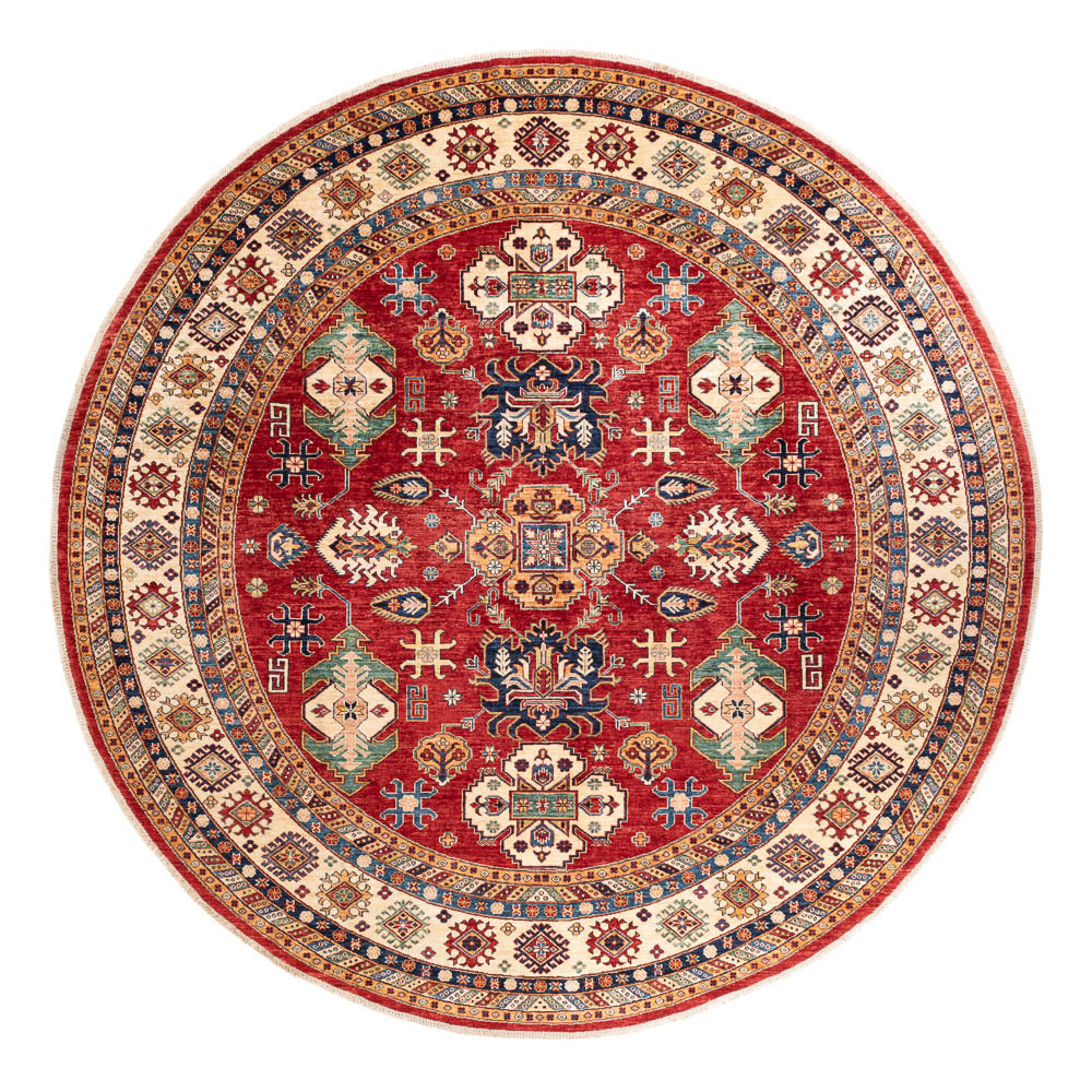 Ziegler Tapijt - Kazak rond  - 306 x 306 cm - veelkleurig