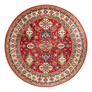 Ziegler Tapijt - Kazak rond  - 306 x 306 cm - veelkleurig