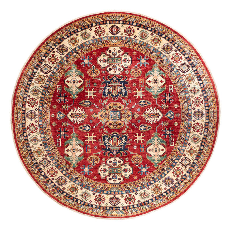Ziegler Tapijt - Kazak rond  - 306 x 306 cm - veelkleurig