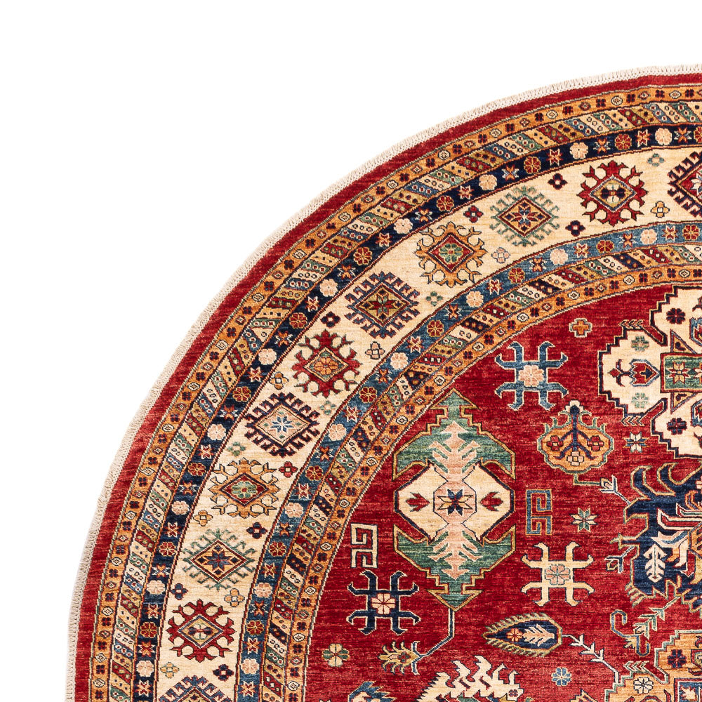 Ziegler Tapijt - Kazak rond  - 306 x 306 cm - veelkleurig