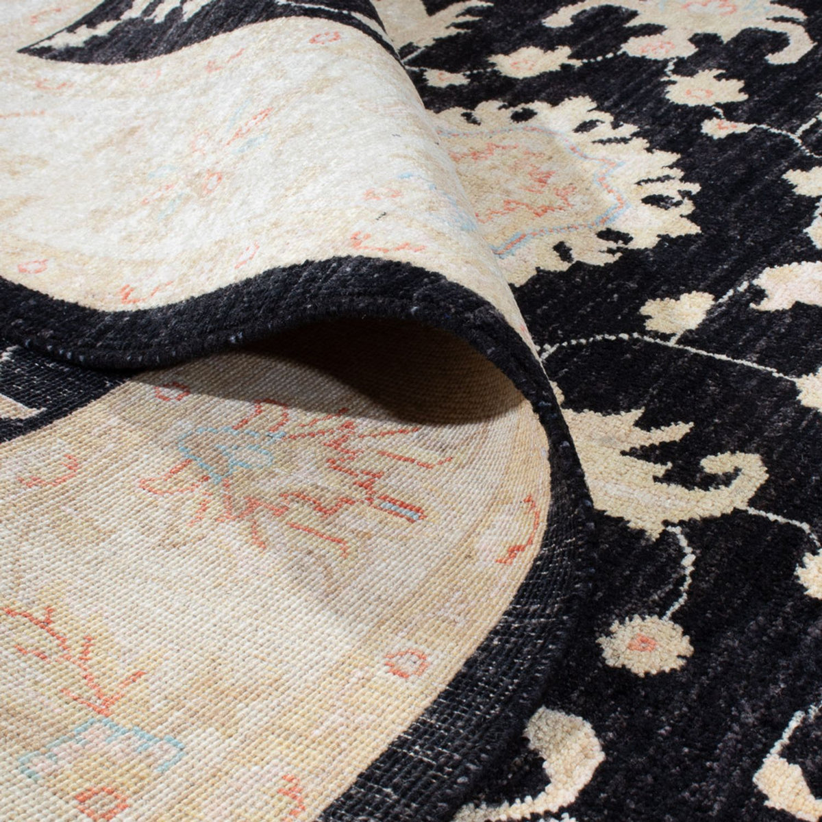 Ziegler tapijt - 242 x 168 cm - zwart