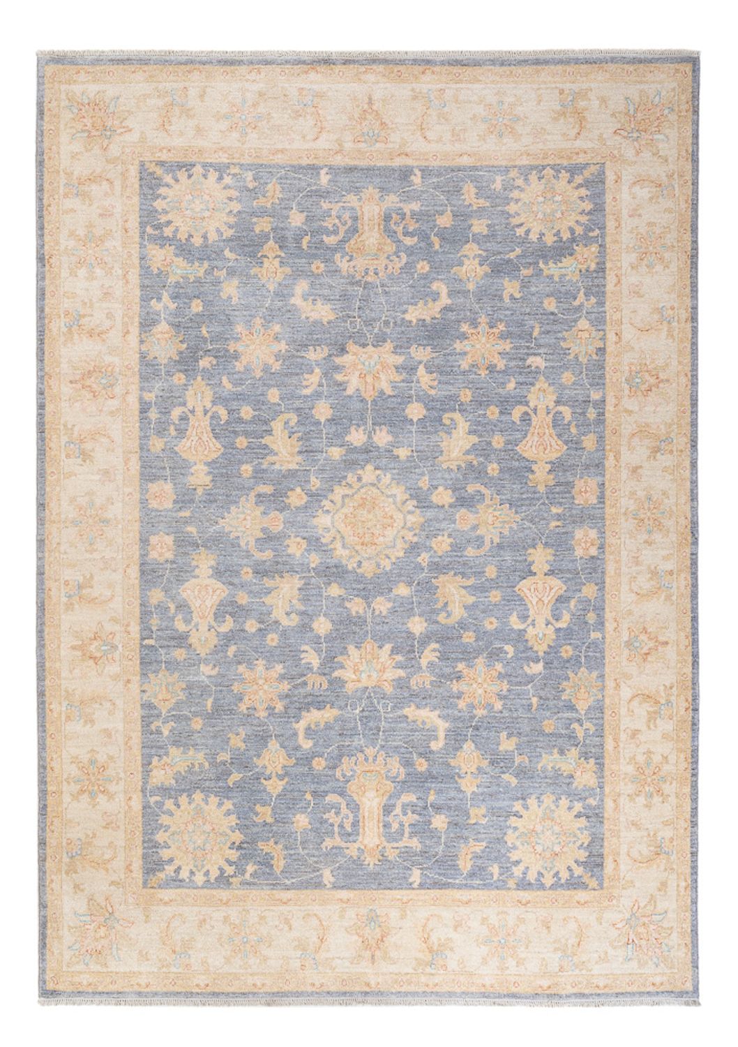 Ziegler tapijt - 241 x 176 cm - zee blauw