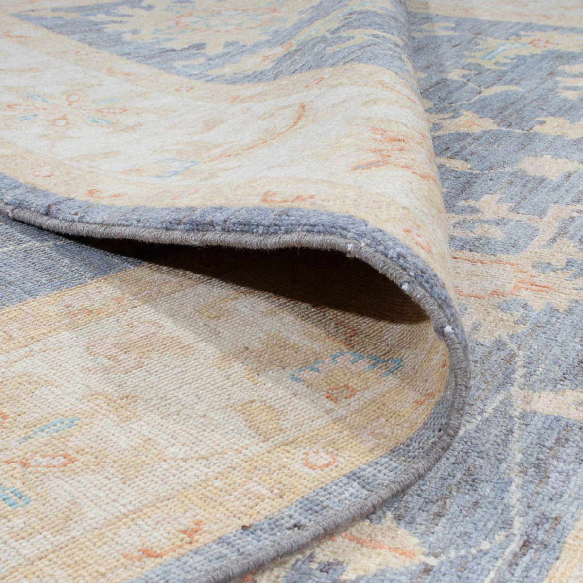 Ziegler tapijt - 241 x 176 cm - zee blauw