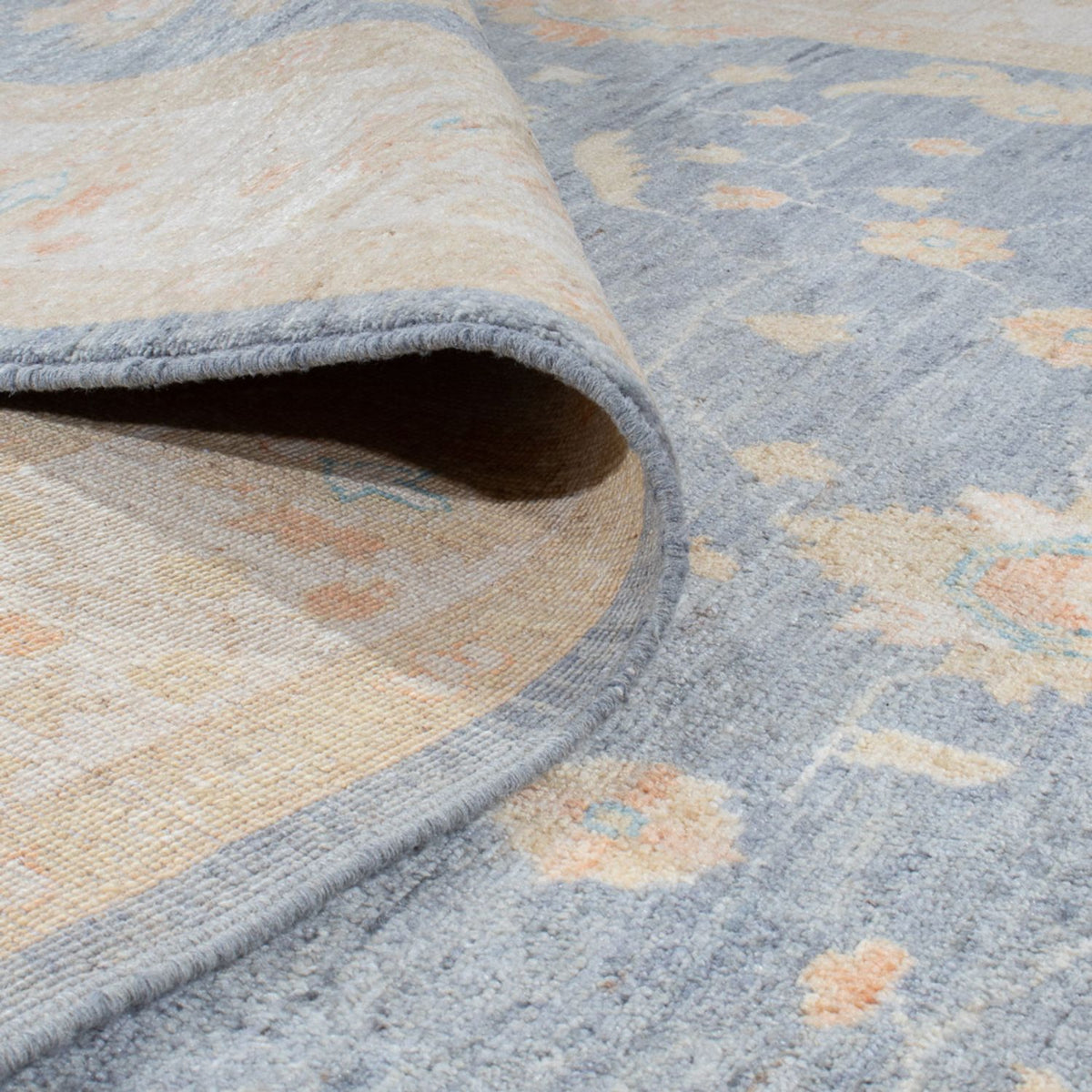 Ziegler tapijt - 236 x 173 cm - zee blauw