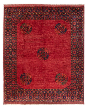 Afghaans tapijt - 301 x 255 cm - rood