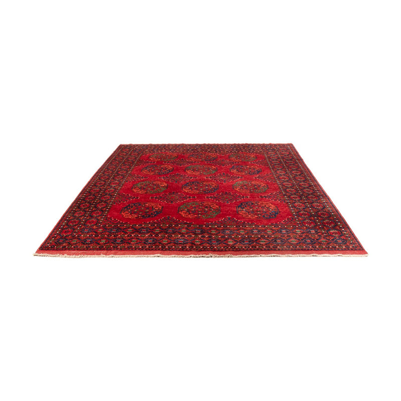 Afghaans tapijt - 300 x 251 cm - rood