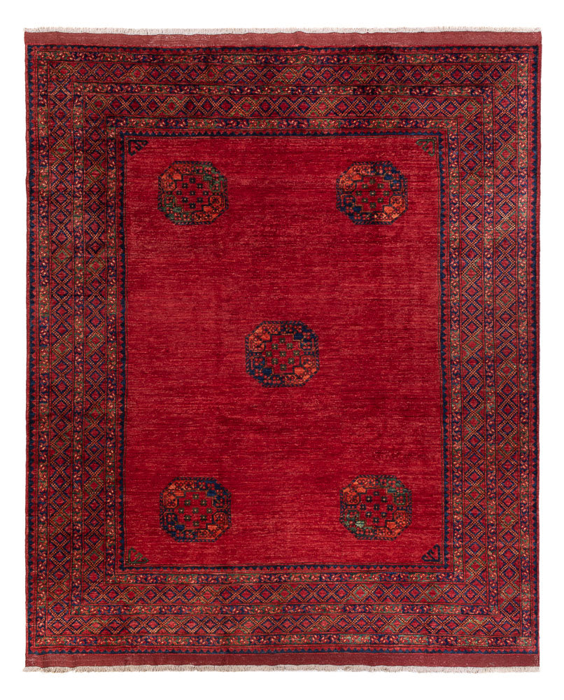 Afghaans tapijt - Kunduz - 312 x 258 cm - rood